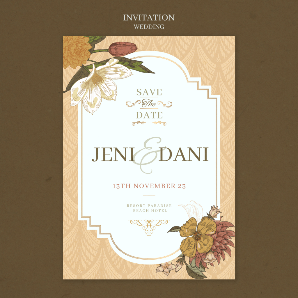 wedding card